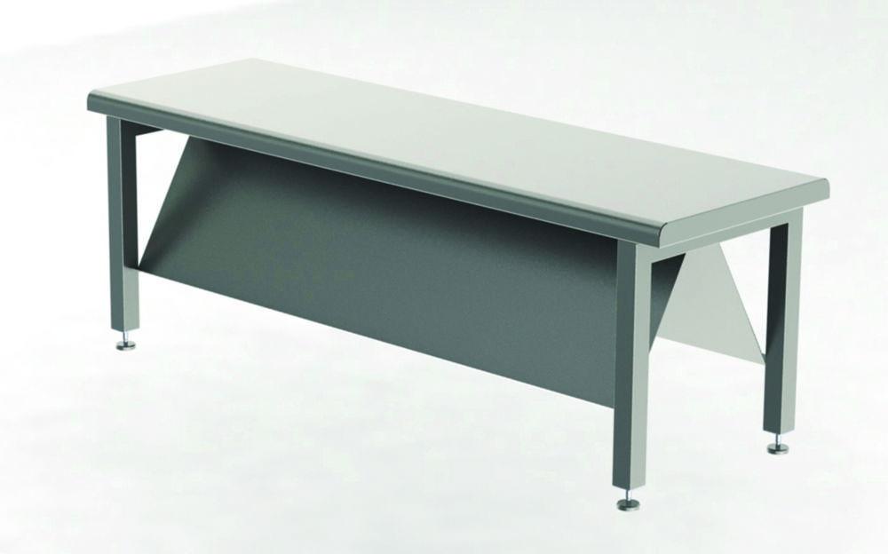 Stainless steel sit-over bench with diagonally welded shoe racks, 1100 x 450 x 500 mm