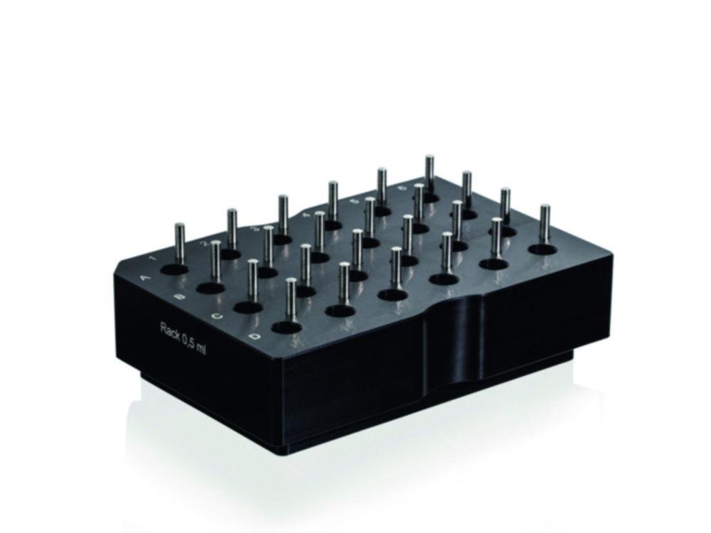 BRAND Adapter Rack for Liquid Handling Station, Suitable for 24 Tubes, 0.5mL, POM

