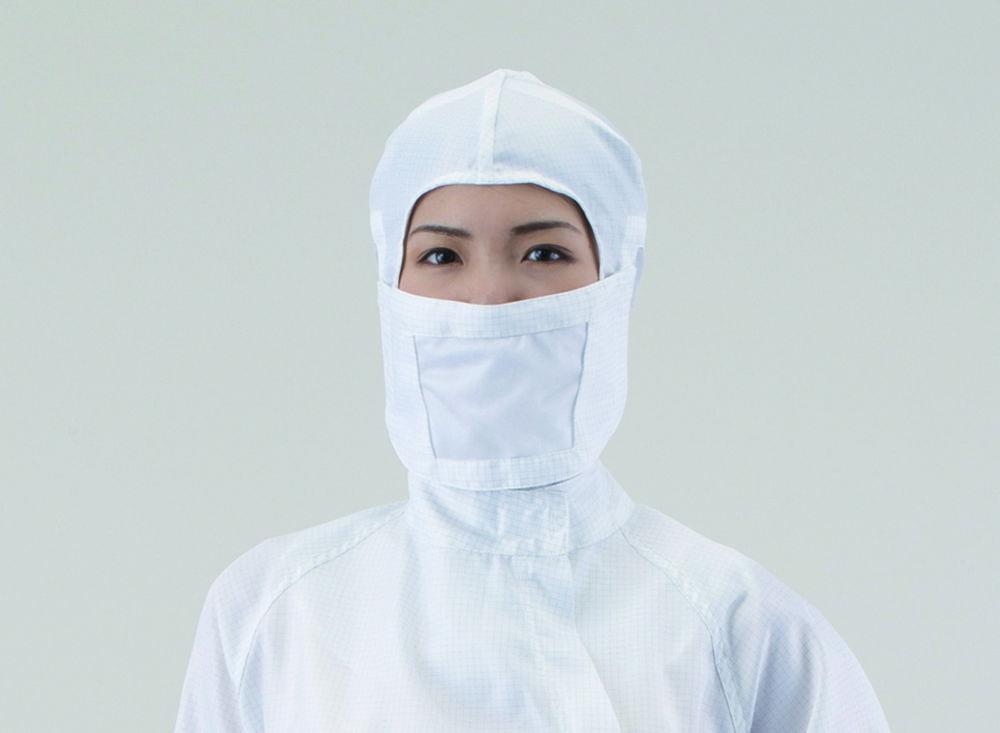 As One ASPURE Hood for Cleanroom SH3B, Blue Polyester, Universal Size