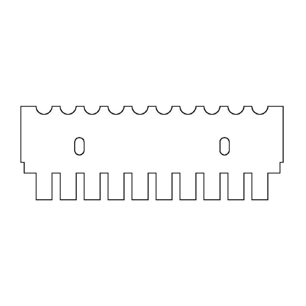 Thistle Scientific Comb 10 Sample MC, 1 mm Thick​