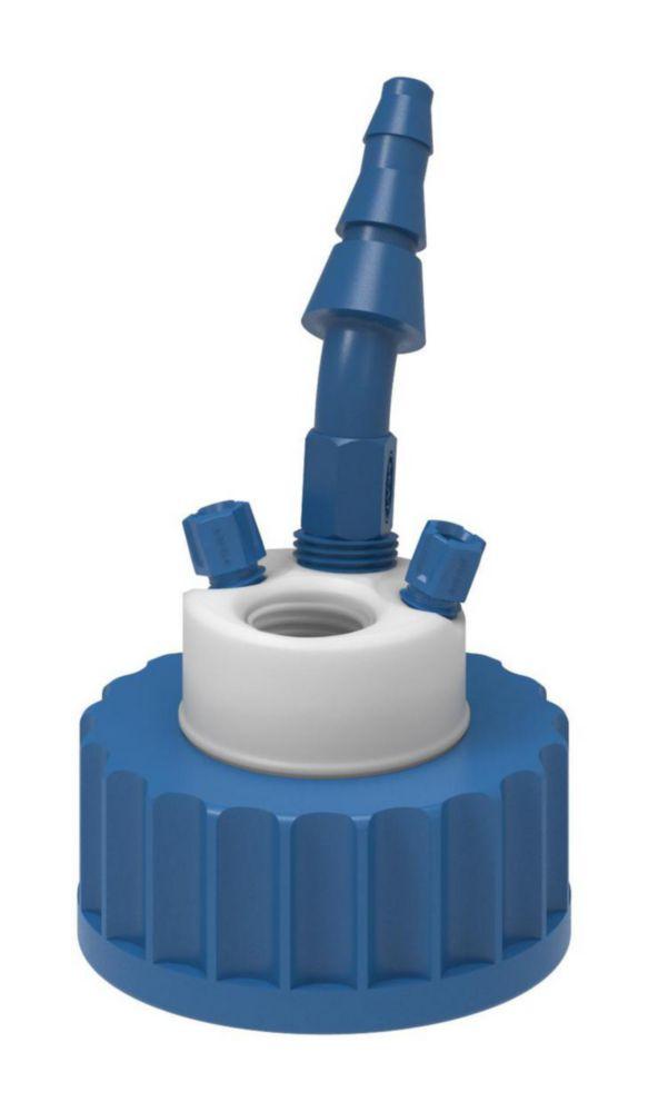 SCAT SafetyWasteCap S40 – 2x 2.3/3.2 mm, 1x 6.4 mm ID for Merck Bottles