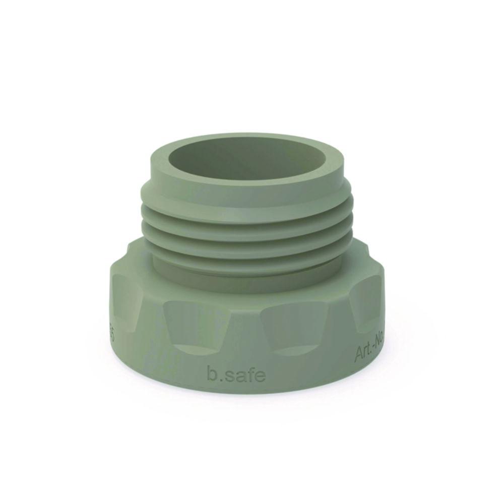 Bohlender b.safe Adaptor for Waste Caps with Barrel Thread G 2"/BSP2" (f) - Tri-Sure 2"(m)