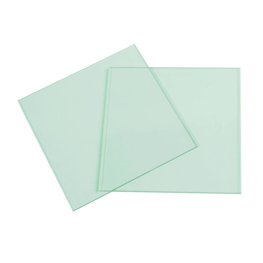 Thistle Scientific Plain Glass Plates 100x100mm, 2 mm Thick – Pack of 2