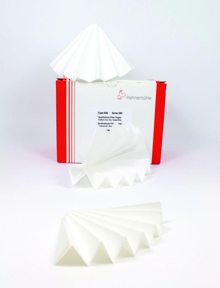 Hahnemühle Folded Filters 595, 320 mm Qualitative Filter Paper, 68 g/sqm, Pack of 100