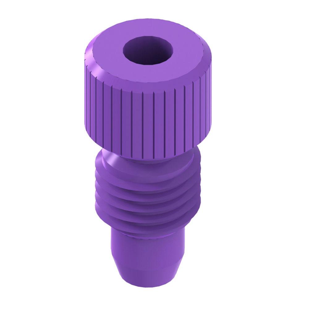 Standard  1/4''-28 thread fitting for 3,2-2,3mm OD tubings pack of 10