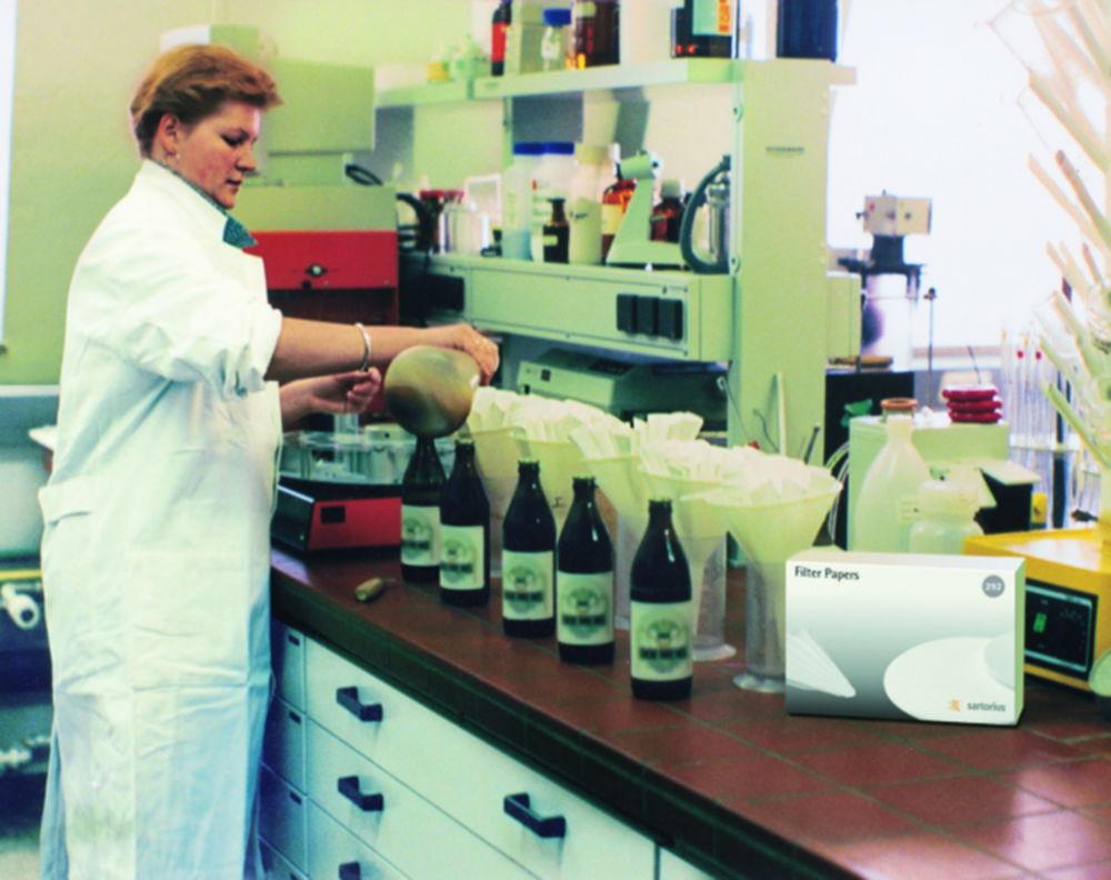 Sartorius Round Filter 292, 70 mm Qualitative, Moderately Fast Filtering PU=100