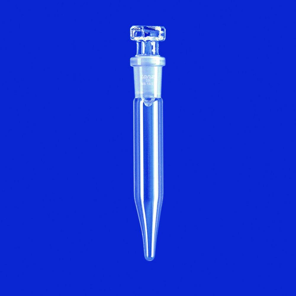 Lenz-Laborglas Test Tubes, Conical Bottom with Ground Joint, Socket NS 14/23

