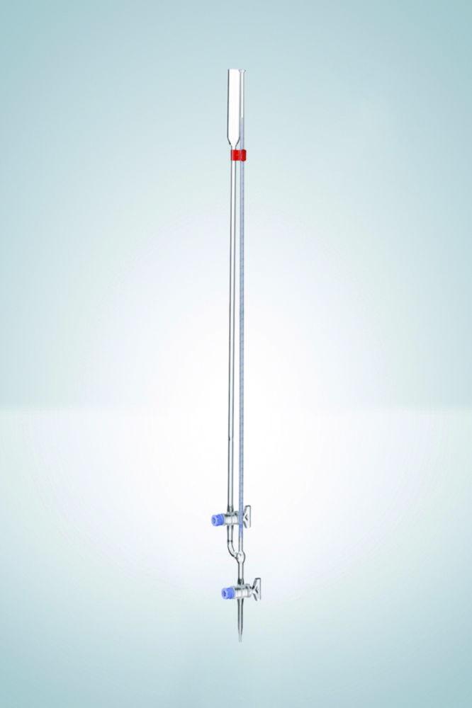 Hirschmann Micro Burette 10:0.02 ml, Bang Pattern DURAN, Cl. AS, CC, SB, Straight Stopcock, NS-Glass Key