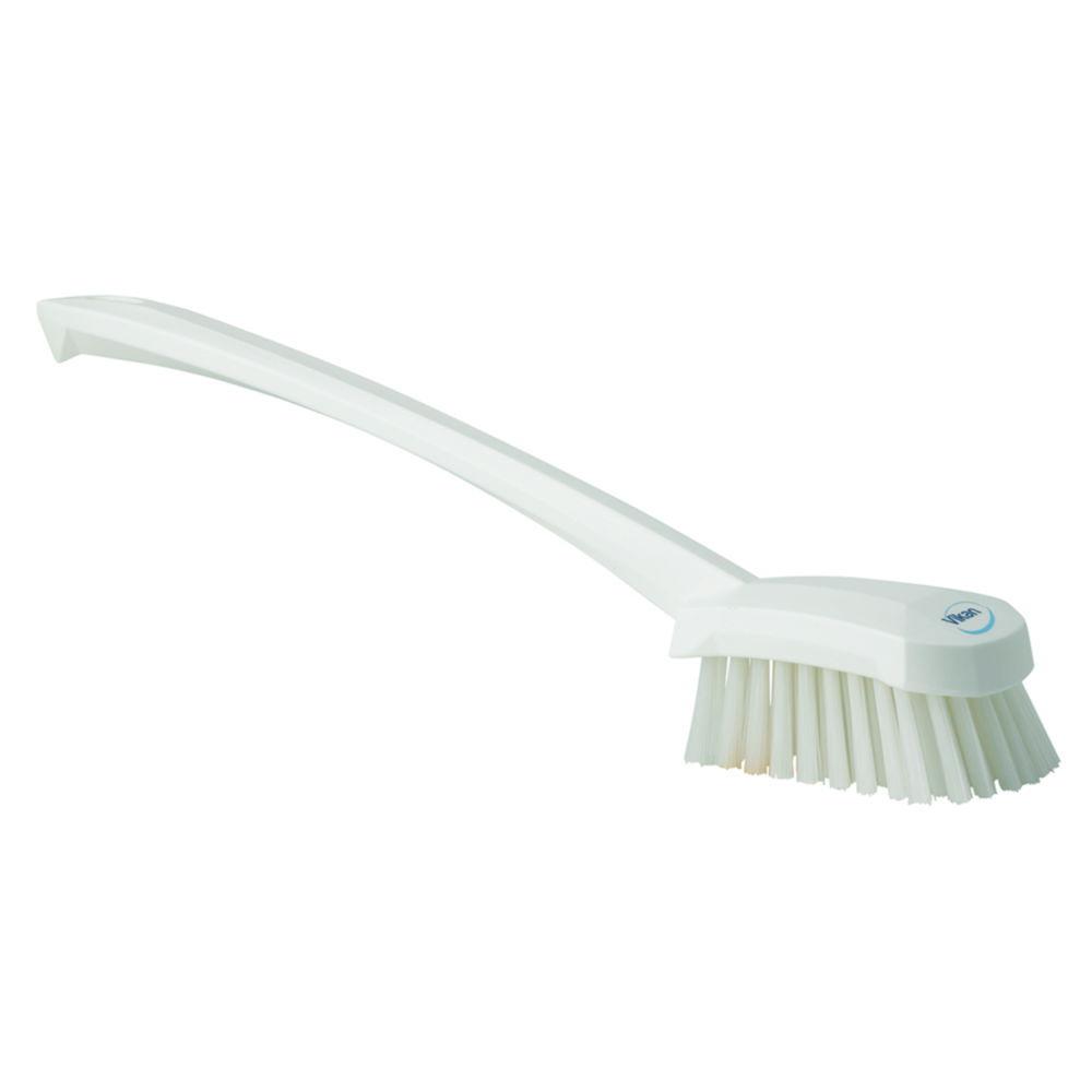 Vikan Washing Brush with Long Handle 415 mm, Hard, White

