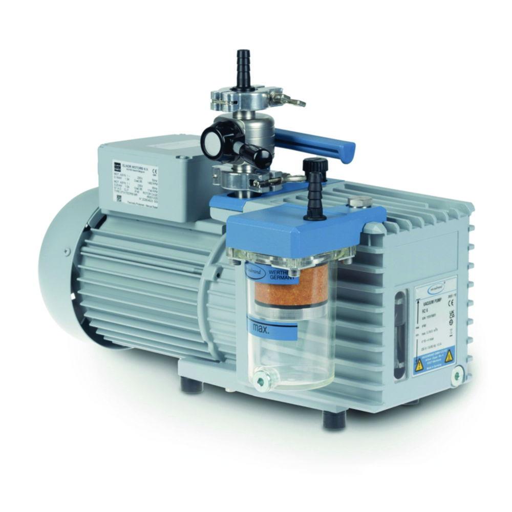 Vacuubrand Rotary Vane Pump Package RZ 6 with Oil Mist Filter and Butterfly Valve VS 16, 230 V / 50-60 Hz, CH Mains Cable