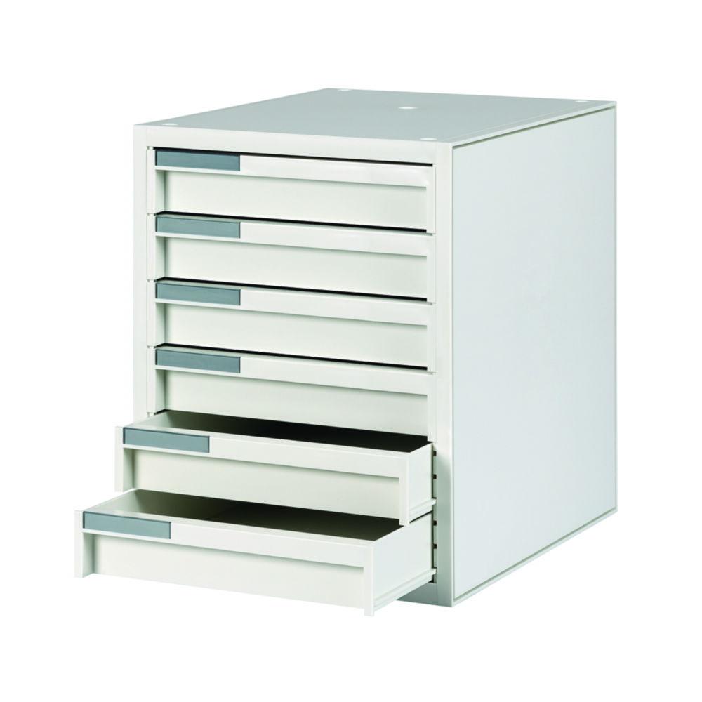 Styro  Modular Drawer Box with 6 Drawers Without Insert White