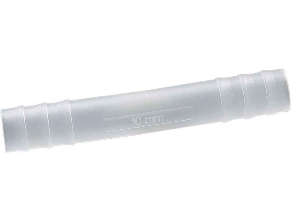 Bürkle Tubing Connector 9-11mm Straight, PVDF, Cylindrical Nozzle, Pack of 10