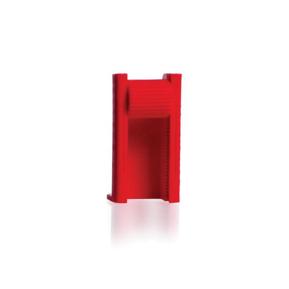 DWK Duran KECK Tubing Clamp, PBT for Tube 14 mm, Red