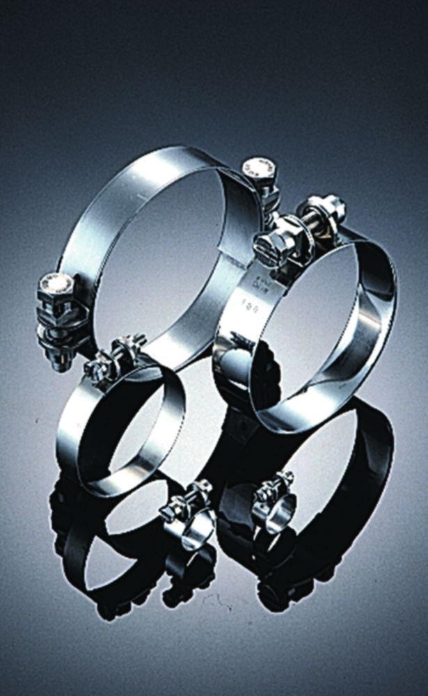 Tubing clamps,rust-protected steel,13 mm 9 mm width