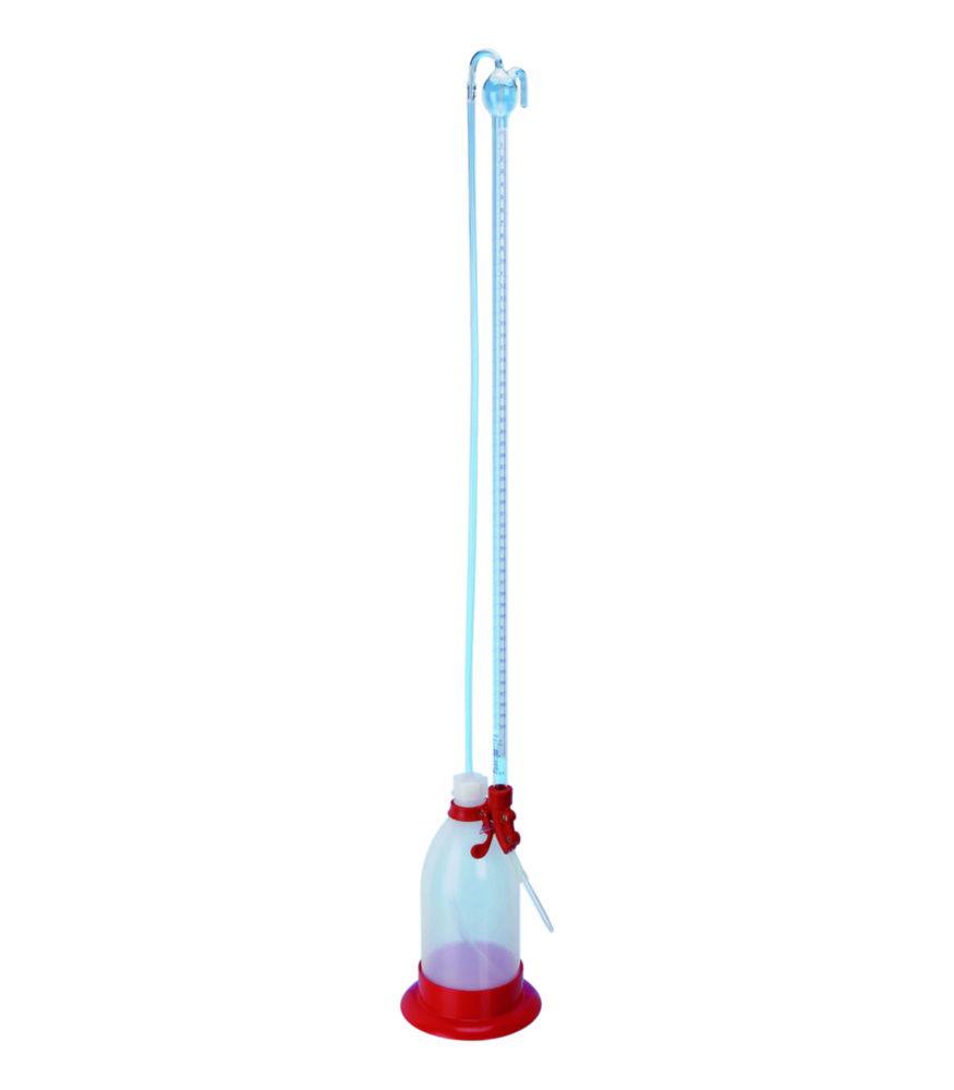 Poulten & Graf Automatic Burette 10mL:0.1 Dr. Schilling Pattern Class B with Reservoir and Plastic Feet