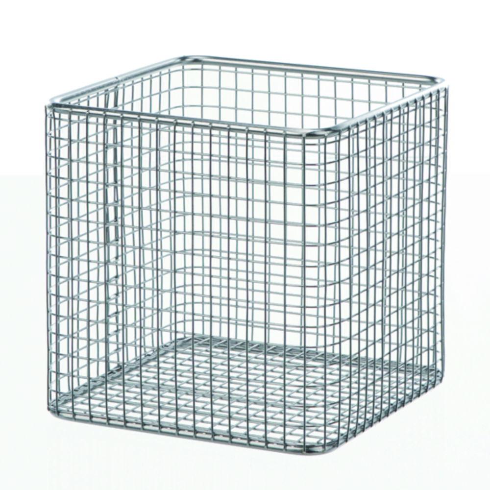 BOCHEM Wire Basket 250x150x150 mm Stainless Steel 18/8 E-POLI Mesh Size 8x8mm