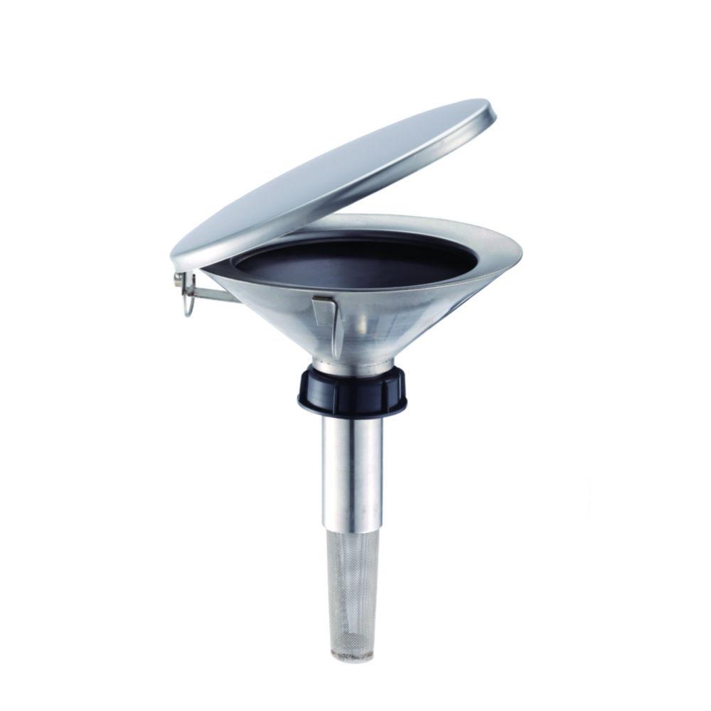 Funnel with PVC- cap, cover and x-sieve size 51