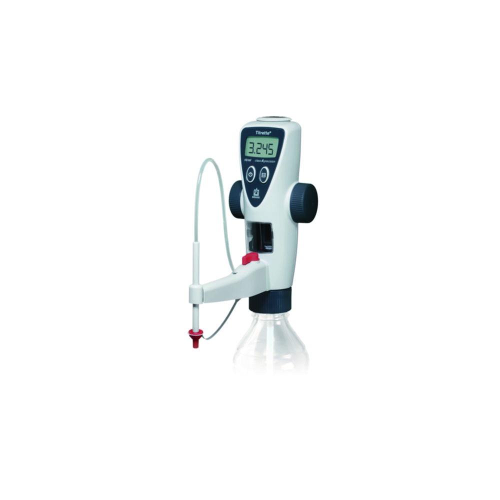 BRAND Digital Burette Titrette 50 ml with SafetyPrime Recycle Valve and Interface