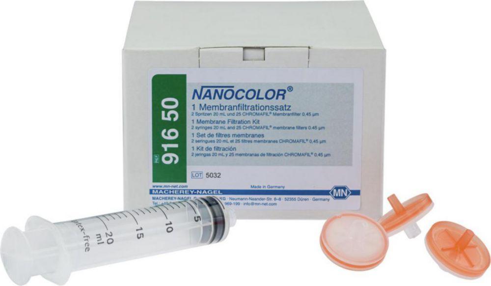 Macherey-Nagel Membrane Filtration Set (2 Syringes, 20ml, 2 Cannulas U25, Chromafil Membrane Filters 0.45µm)

