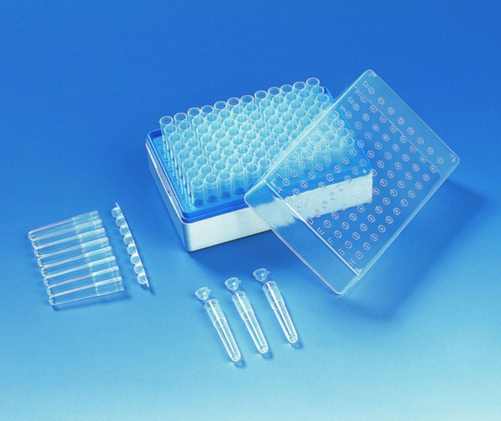 BRAND Test Tubes, Single, 1.2ml Pack of 960, PP, Non Sterile