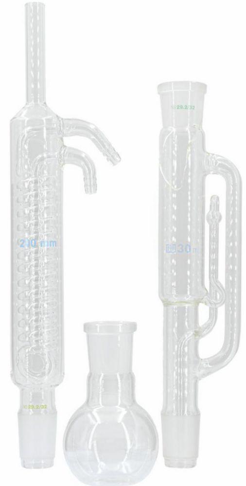 Macherey-Nagel Nanocolor Soxhlet Apparatus 30 mL with 100 mL Round Flask and Condenser (3 Parts) without Heater

