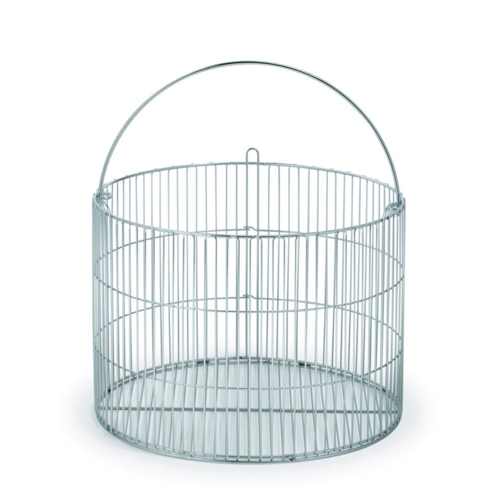 Wire basket CV-28, stainless steel Ø 270mm x heigth 200mm, for automatic autoclaves AES-28