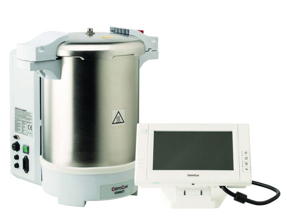 CertoClav Connect 18L Programmable up to 140°C, Stainless Steel, Touch Screen with Internet Connection