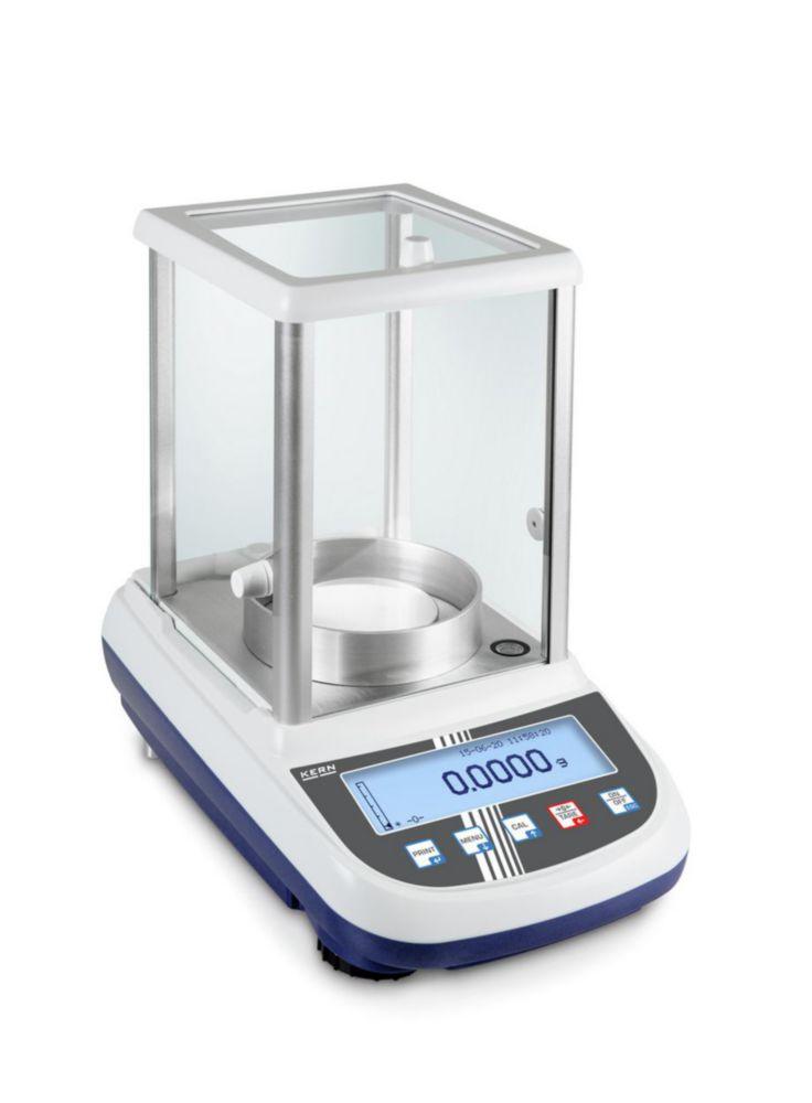 Kern Analytical Balance ALJ 500-4 A, Max 510 g / 0.1 mg, Weighing Plate Ø 80 mm