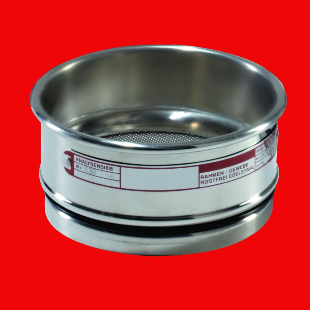 Fritsch Test Sieve, 100 x 40 mm Mesh Size 90 µm Stainless Steel, ISO 3310-1

