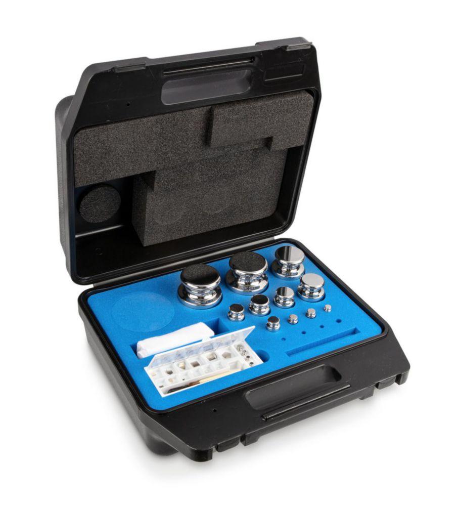 Kern Set of Weights E2, 1 mg - 2 kg, OIML, Stainless Steel in Plastic Case

