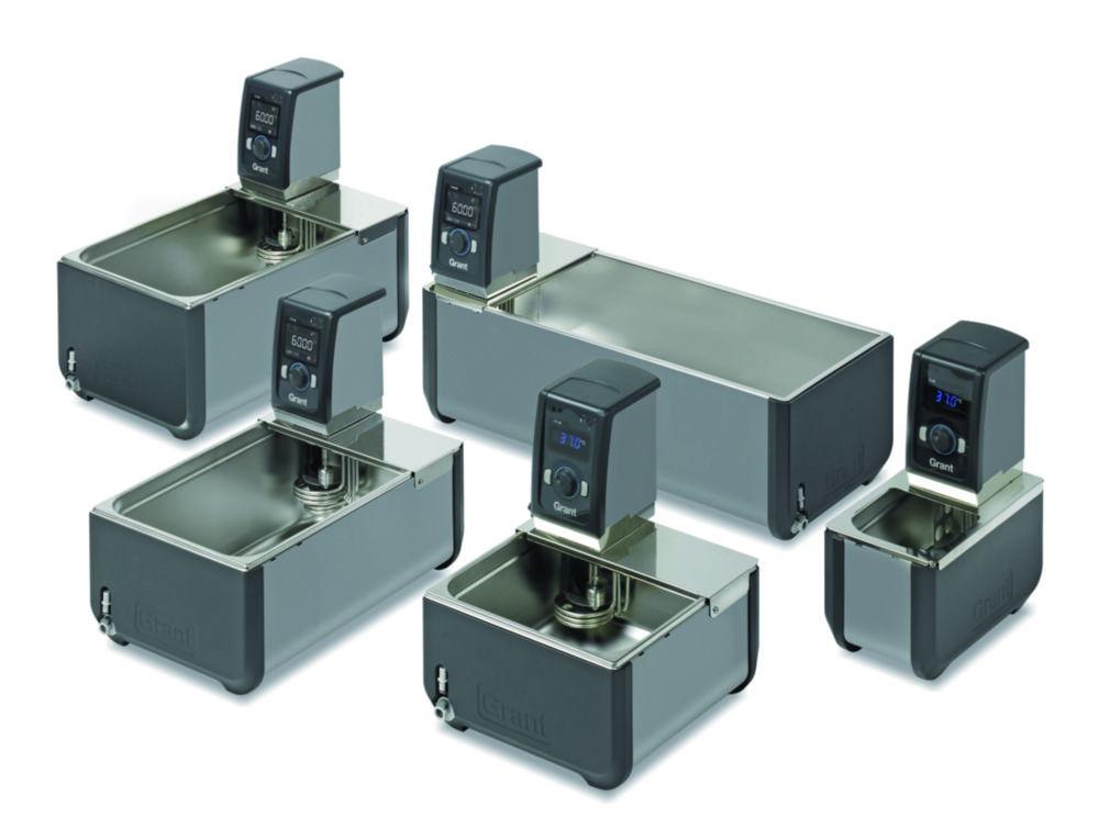 Grant Thermostatic Bath, 18 Litre, Digital Stainless Steel Tank, With Pump And Bridge Plate, Amb. +5…+120 °C