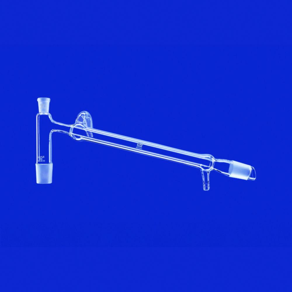 Lenz-Laborglas Distilling Links with Liebig Condenser, Cone NS 14/23, Jacket L. 250 mm

