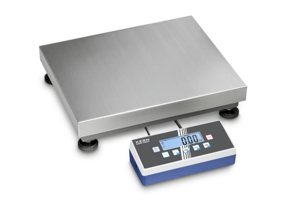 Kern & Sohn Platform Scale IOC 60K-2LM, Weighing Range 30/60 kg, Minimum Load 200/400 g, Calibrated, Stainless Steel, 500x400x120 mm