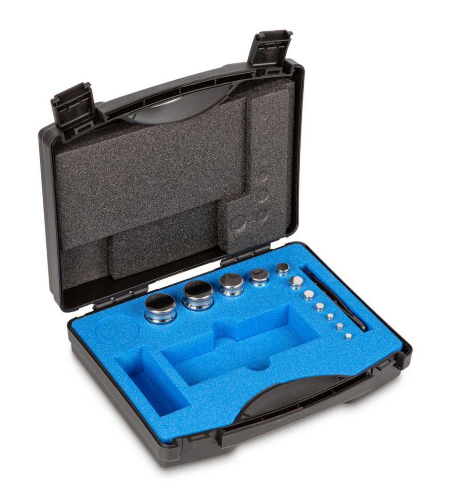 Kern Weight Kit E2, 1 g to 200 g, Polished Stainless Steel, Compact Shape, Plastic Case

