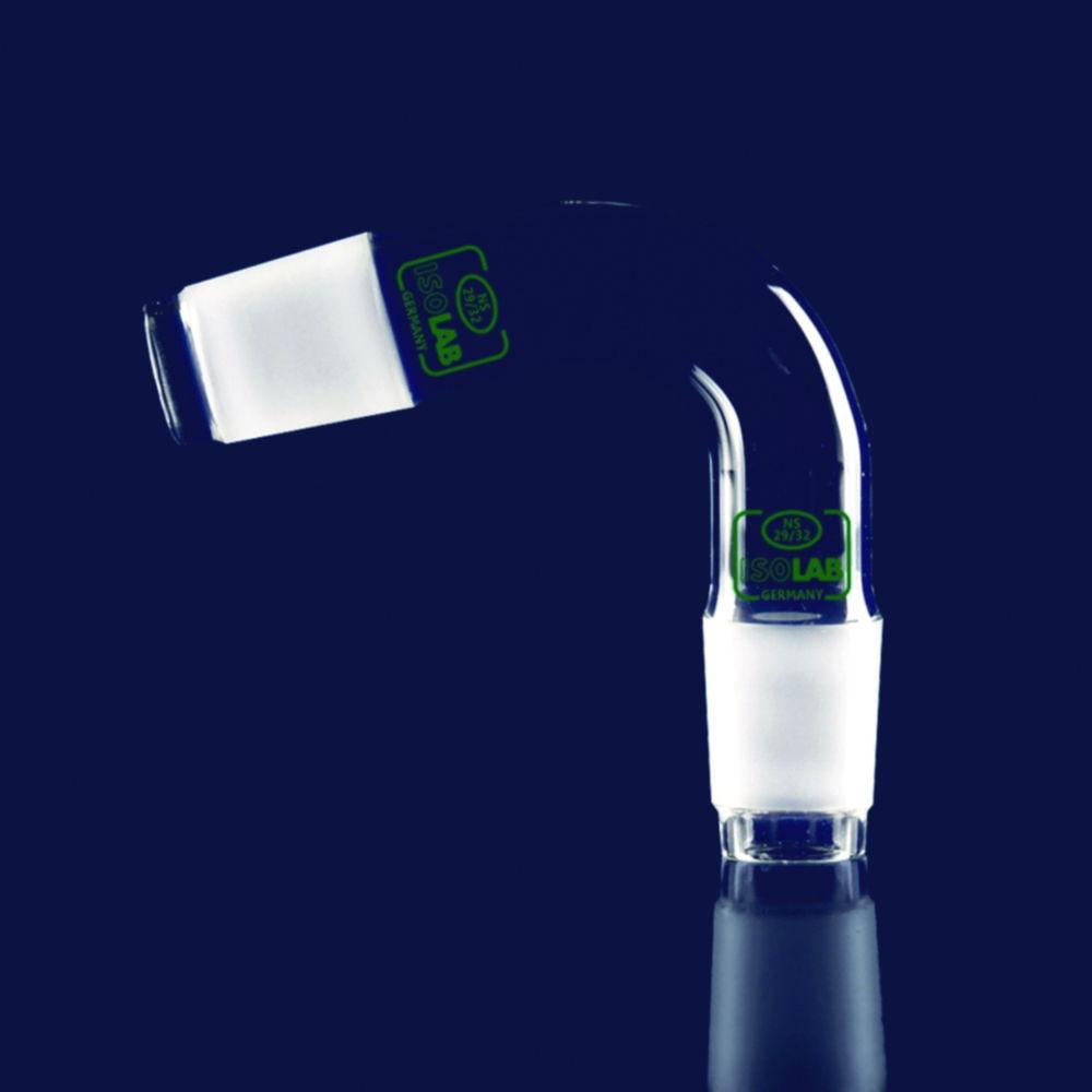 ISOLAB Adapter for Distillation Cone NS 29/32 Plane Bend 90° Boro 3.3