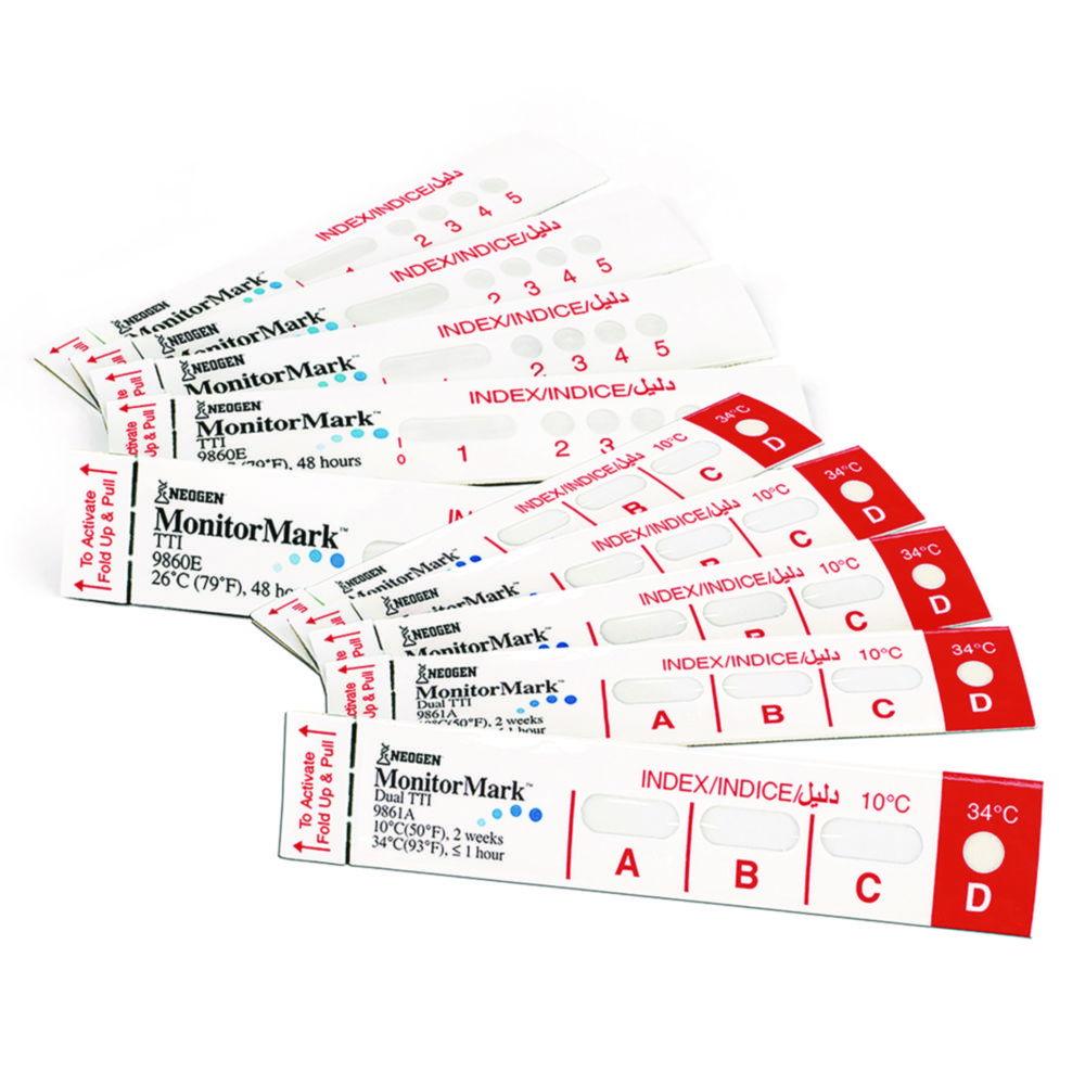 MonitorMark Time Temperature Indicator 31°C/88°F, 1 Woche, pack of 500