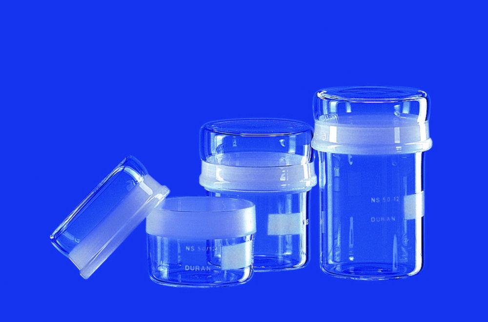 Lenz-Laborglas Weighing Bottles with NS Cap, Medium Form, H. mm 50 NS 40/12

