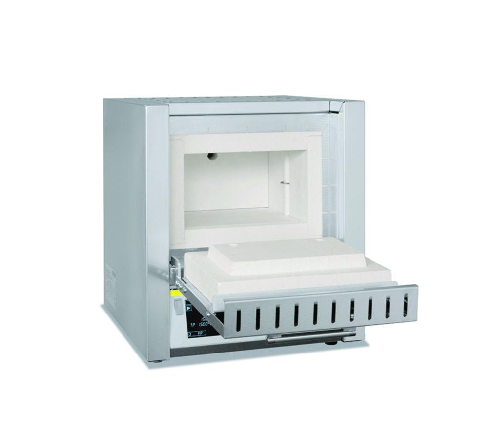 Nabertherm Muffle Furnace L 15/14/C550, Max Temperature 1400°C with Fiber Insulation and Flap Door