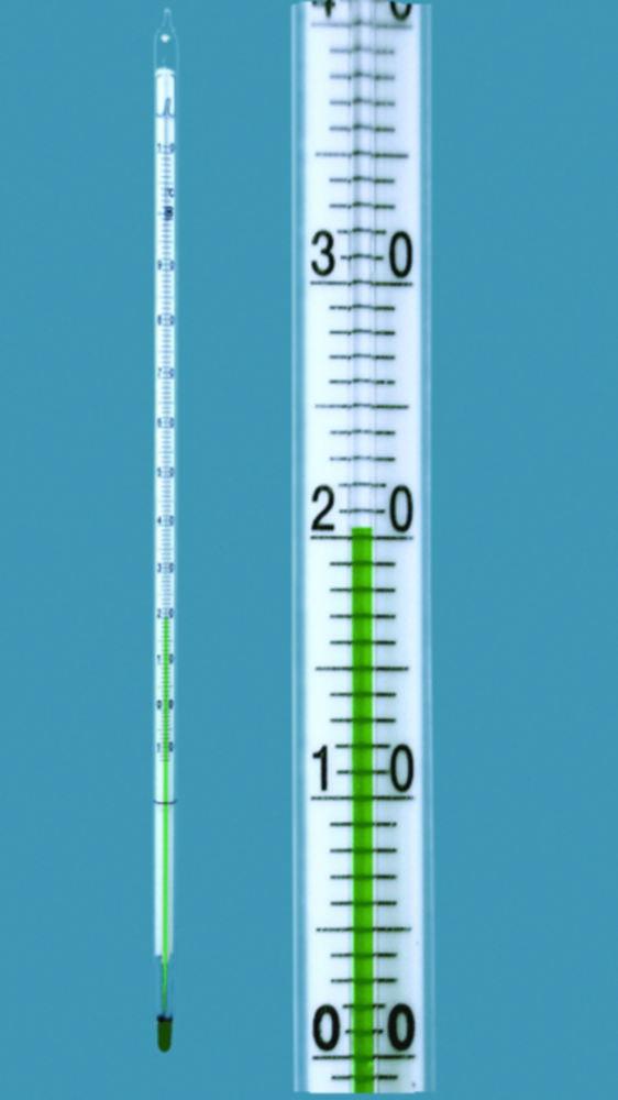 Amarell Thermometers -10...+150:1°C Accuracy, 300x7-8mm, 76mm Submergence, environmentaldaily Filled