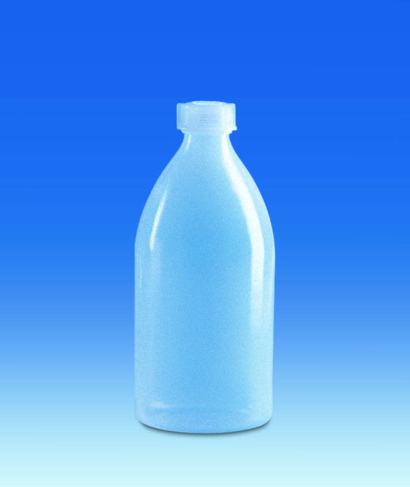 VITLAB Narrow-Mouth Bottle 2000 ml PE-LD, 264 x 117 mm, GL 28 with PE-LD Screw Cap