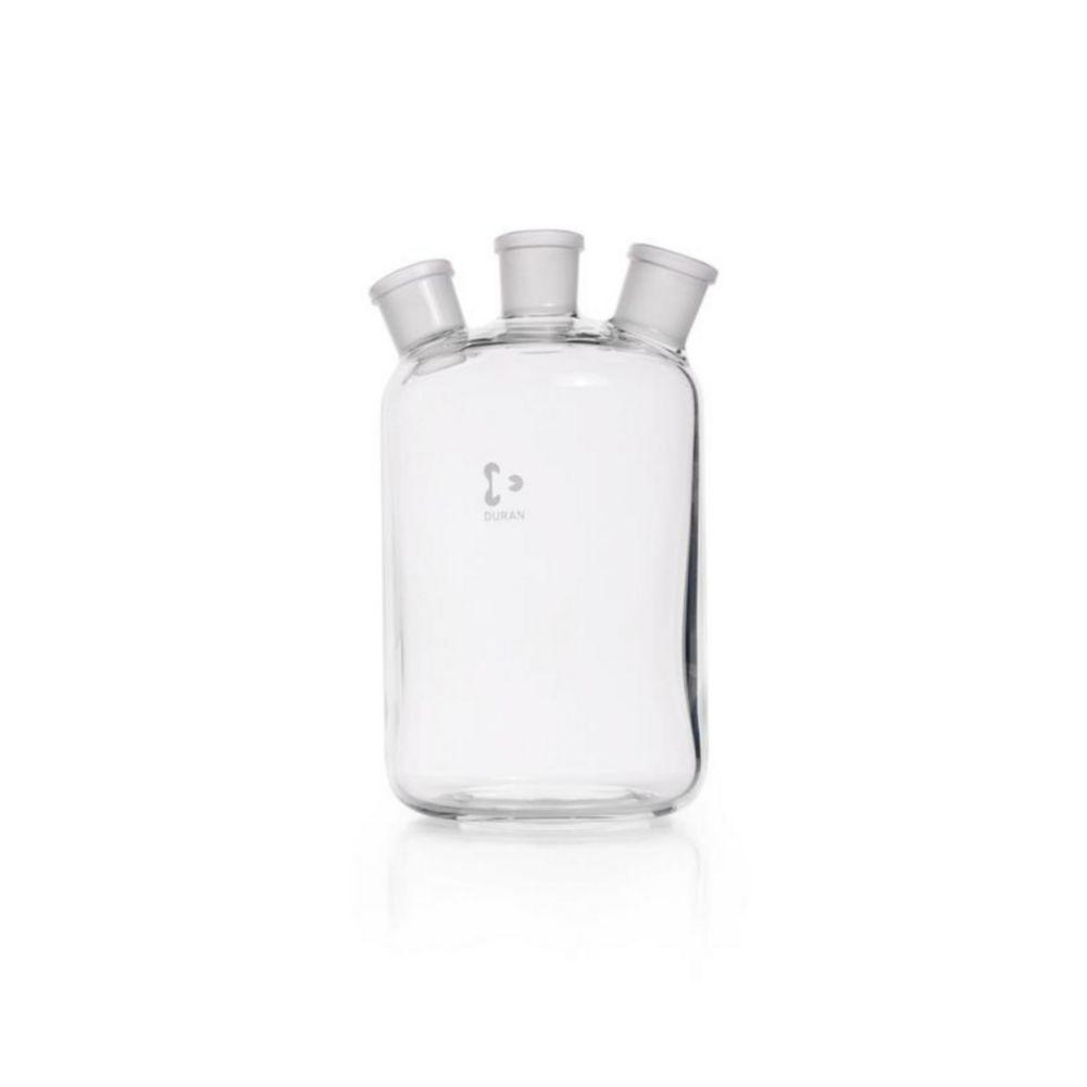 DWK Duran Woulff Bottle 1000 ml, with Neck 3xNS24/29