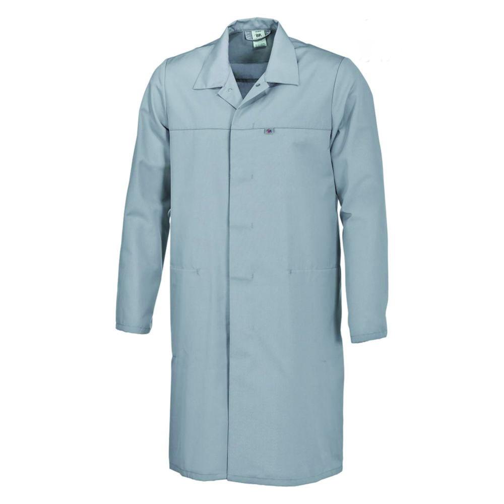 Bierbaum-Proenen BP Laboratory Coat Size XLN, Light Grey 65% Polyester / 35% Cotton 1/1 Arm, Unisex