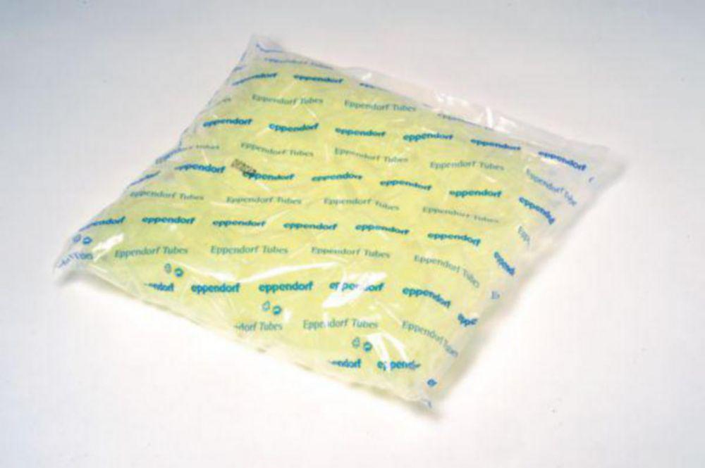 Eppendorf Reaction Tubes 1.5 mL, Yellow, Pack of 1000 with Lid