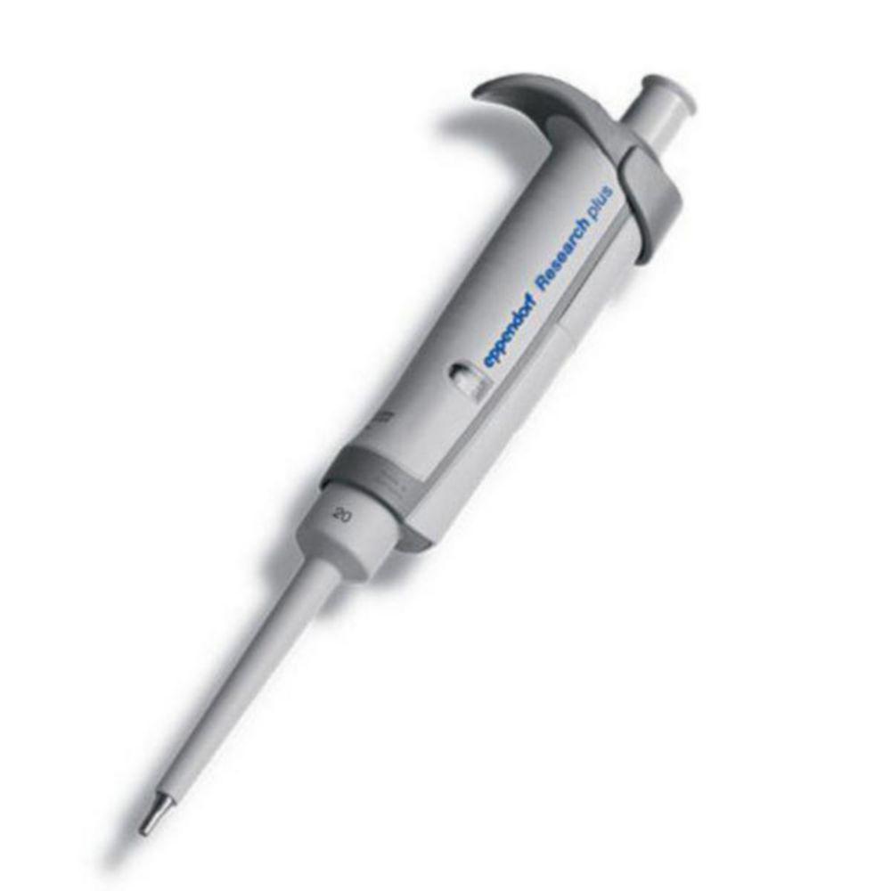 Eppendorf Research Plus Single-Channel Fixed, 20µL, Light Gray