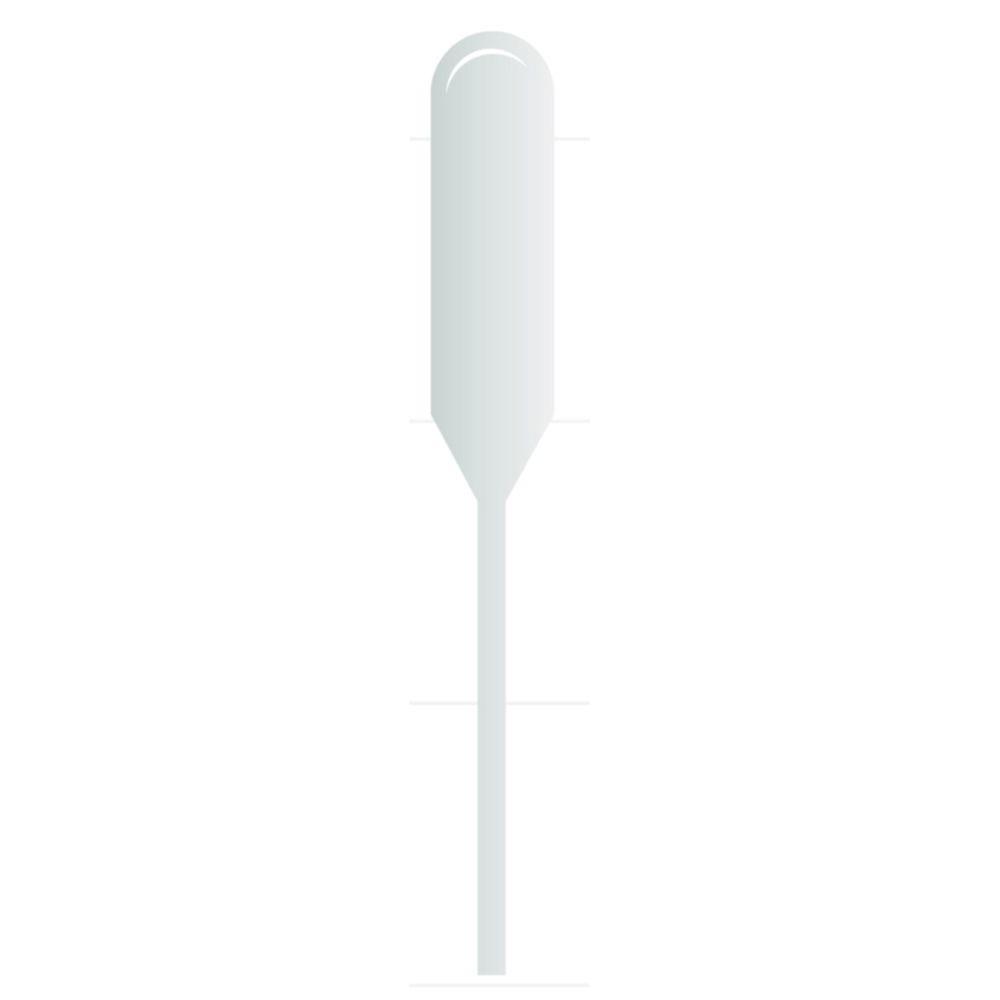 Thermo Samco Transfer Pipets 4 mL Non-Sterile Narrow Stem Sediment Pipette, Pack of 500