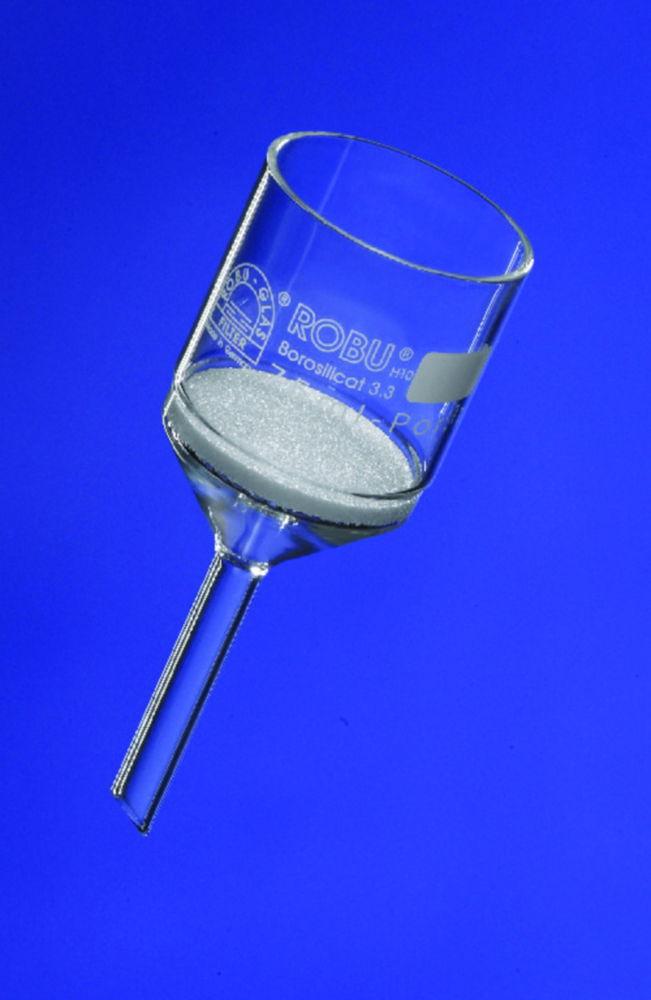 Filter funnels 75ml porosity 2, 48mmØ, 10mm stem Ø