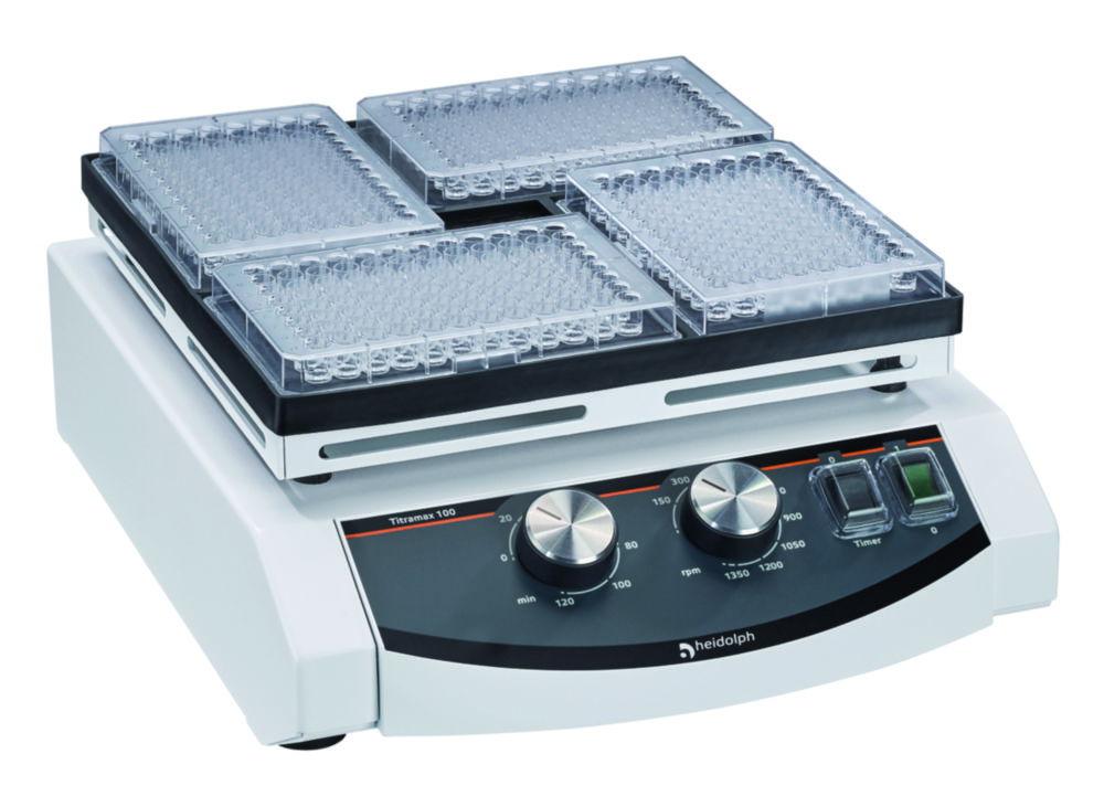 Heidolph Microtiter Plate Shaker Titramax 100-UK, Max. 4 Microtiter Plates, Orbit 1.5 mm, 245x285x125 mm
