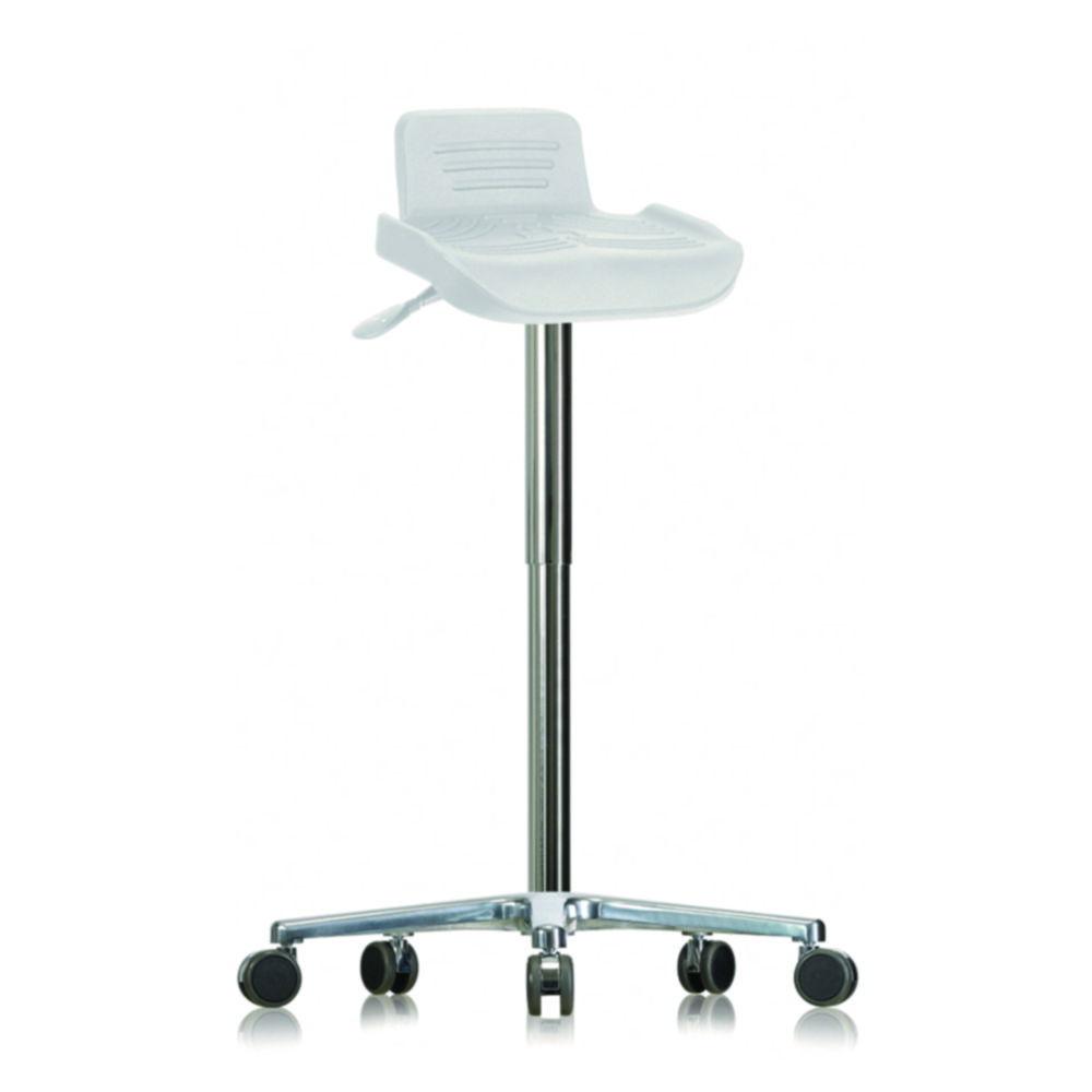 Werksitz Standing Help WS 4211.20 GMP – Light Grey, Height Adjustable (700–910 mm), PUR Integral Foam Seat

