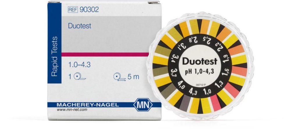 Macherey-Nagel Duotest Indicator Paper pH 1.0–4.3 (Pack of 200 Strips)
