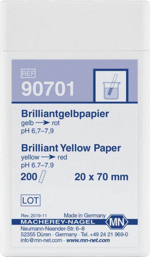Macherey-Nagel Brillant Yellow Paper 200 Strips

